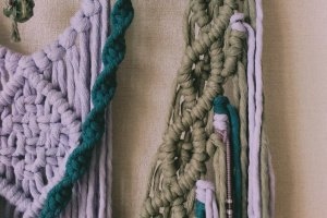 Макраме панно - Описание