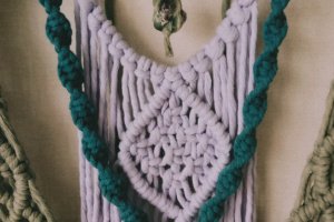 Макраме панно - Описание