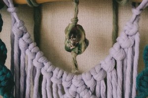 Макраме панно - Описание