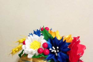 Обідки в українському стилі ручної роботи - Опис