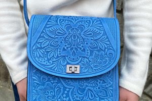 Шкіряна сумка, жіноча шкіряна сумка, сумка на плече - Опис
