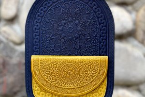 Шкіряний жіночий рюкзак,Шкіряний рюкзак "Талісман" - Опис