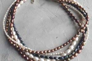 Колье "Такой разный ЖЕМЧУГ".  - Описание
