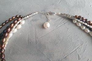Колье "Такой разный ЖЕМЧУГ".  - Описание