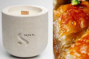 Ароматическая свеча с ароматом N 02 - Пахлава сливовая - Описание