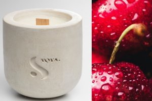 Натуральна свічка з ароматом N 05 - Чорна вишня Мерло - Опис