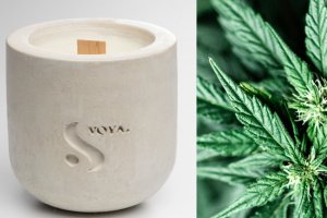 Свічка з соєвого воску з ароматом N 06 - Коноплі  - Опис