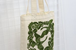 Шопер з саржі та вишивкою  71584 - Опис