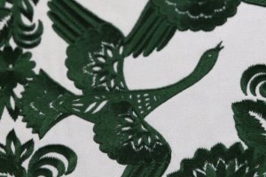 Шопер из саржи и вышивкой 715813 - Описание