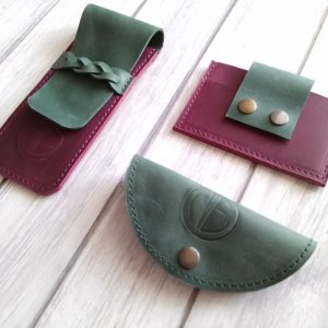 Робота Комплект аксессуаров из натуральной кожи