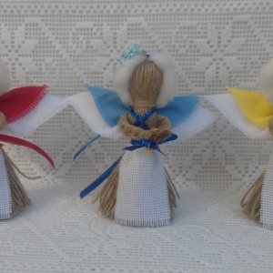 Робота Handmade. "Ангелятко" -оберег і подарунок. Лялька-мотанка.