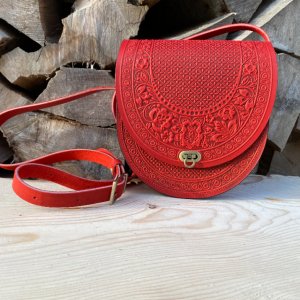 Робота СУМКА ШКІРЯНА "МАЛЬВА" Колір червоний