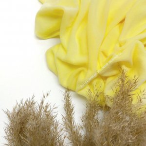 Робота Велюр бавовна для рукоділля лимонний світлий