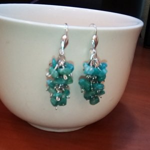 Работа Сережки бирюза