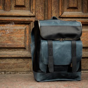 Работа Кожаный мужской рюкзак. Рюкзак для путешествий 