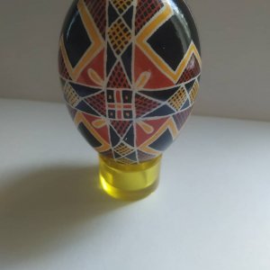 Работа Писанка-подкова на удачу