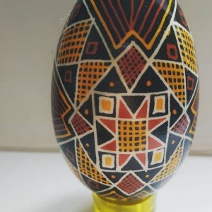 Работа Писанка-ромб