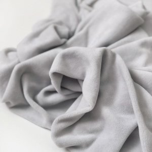 Робота Велюр бавовна для рукоділля Блідо-сірий