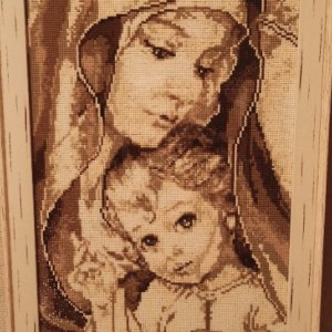 Работа Богородица с иисусом