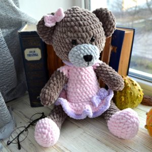 Работа Мишка плюшевый. Подарок девушке, ребенку