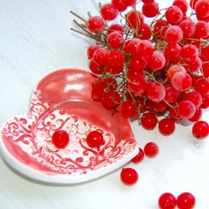 Работа сердечко керамическое