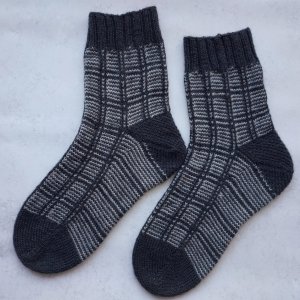 Работа Вязаные носки №57