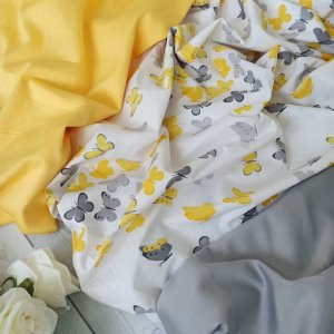 Работа Набор хлопчатобумажной ткани с 3 шт Бабочки