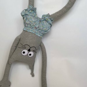 Работа Игрушка обнимашка Котик