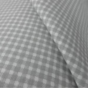 Работа Ткань для рукоделия серая клетка