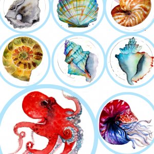 Робота Стікери "Морські"