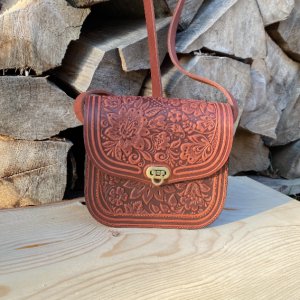 Работа Сумки кожаные "Квитка" ЦВЕТ Терракот