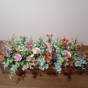 Работа декоративный цветник