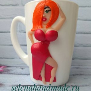 Работа Чашка красотка