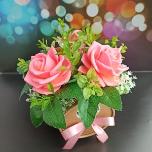 Работа Букет из мыла