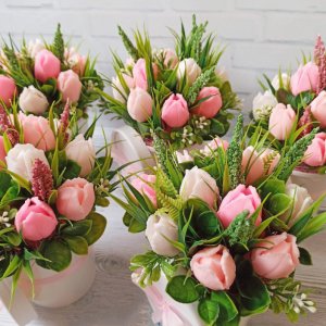 Работа Букет из мыла ручной работы.