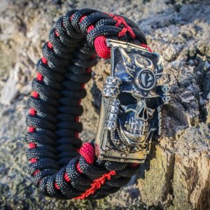 Робота Браслет Самурай, з бронзи та паракорда