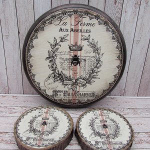 Работа Набор подарочный: доска и подставки под чашки