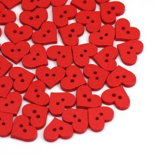 Робота Гудзики дерево червоні серця