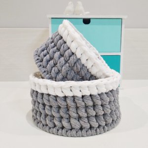 Робота Набір сірих кошиків 2 шт.