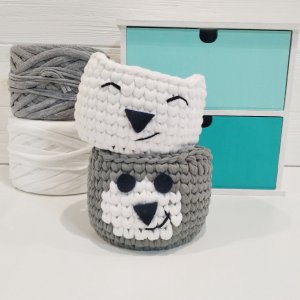 Работа Набор корзин-мордочек, 2 шт.