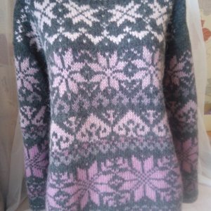 Робота Теплий жіночий светр оверсайз