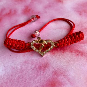 Работа Браслет Сердце с Фламинго