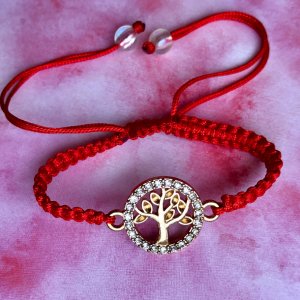 Работа Браслет Дерево Жизни с листочками