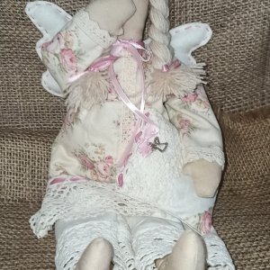 Работа Сонный ангел тильда Весенняя Роза