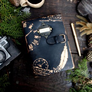 Работа Блокнот под старину для него 