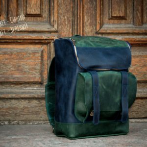 Работа Кожаный спортивный рюкзак. Повседневный офисный рюкзак