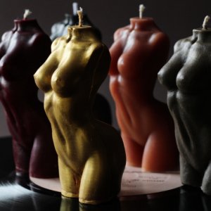 Работа Свеча воск цветная 