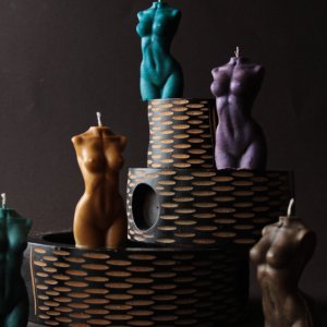 Работа Женский торс свеча подарок на день святого Валентина