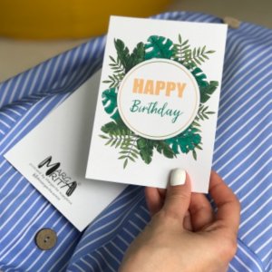 Работа Открытка «Happy Birthday"