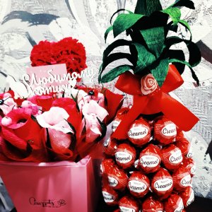 Робота Солодкі букети до дня святого Валентина, встигніть придбати 